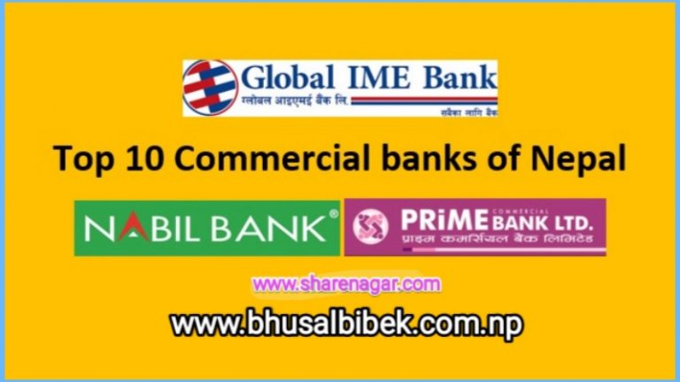 Top 10 Commercial banks of Nepal