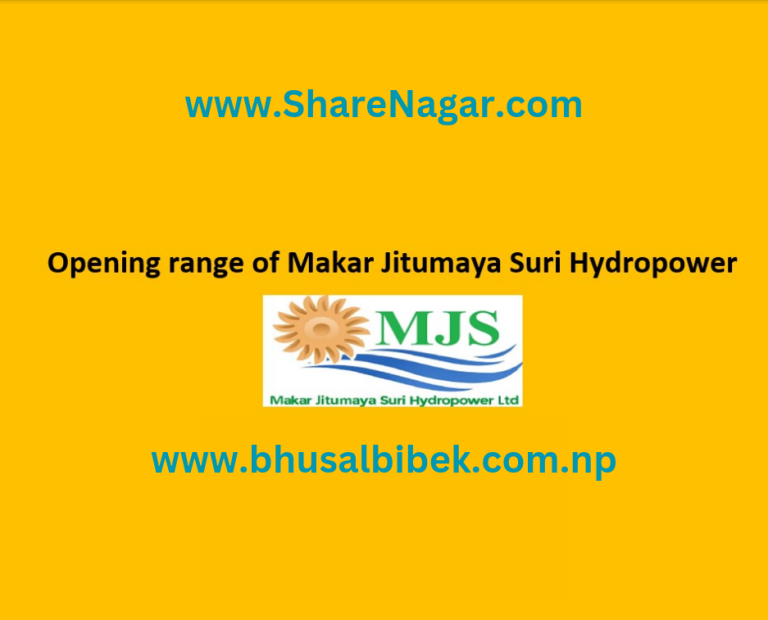 Opening range of Makar Jitumaya Suri Hydropower -Bibek News