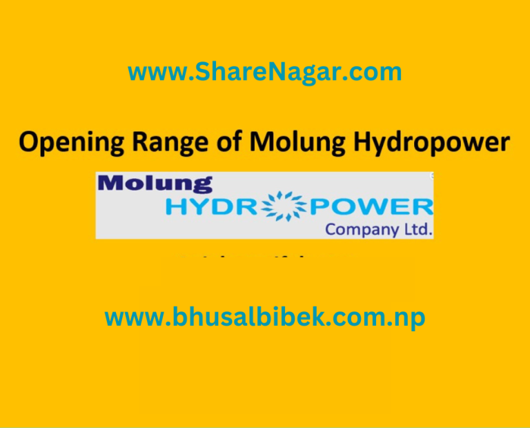 Opening Range of Molung Hydropower – Bibek News